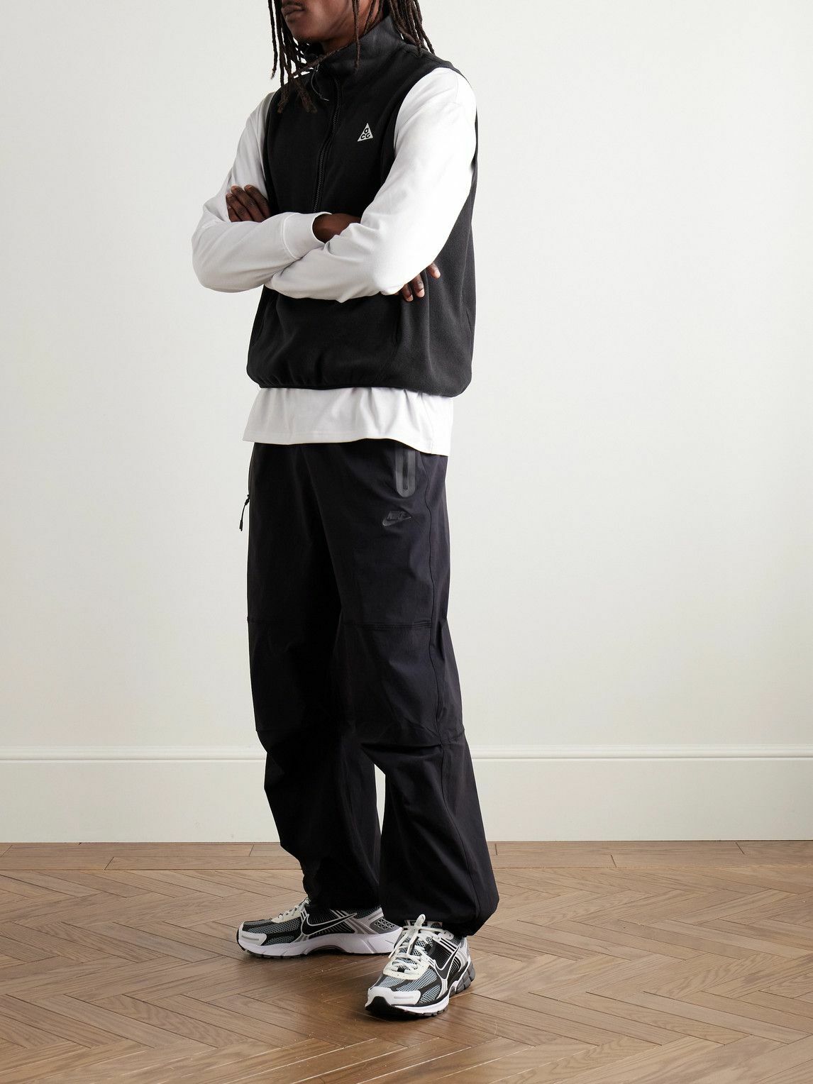 Nike - ACG Wolf Tree Logo-Embroidered Polartec® Fleece Half