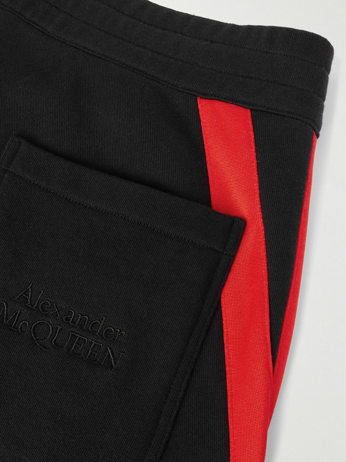 Alexander McQueen - Straight-Leg Cotton-Jersey Sweatpants - Black