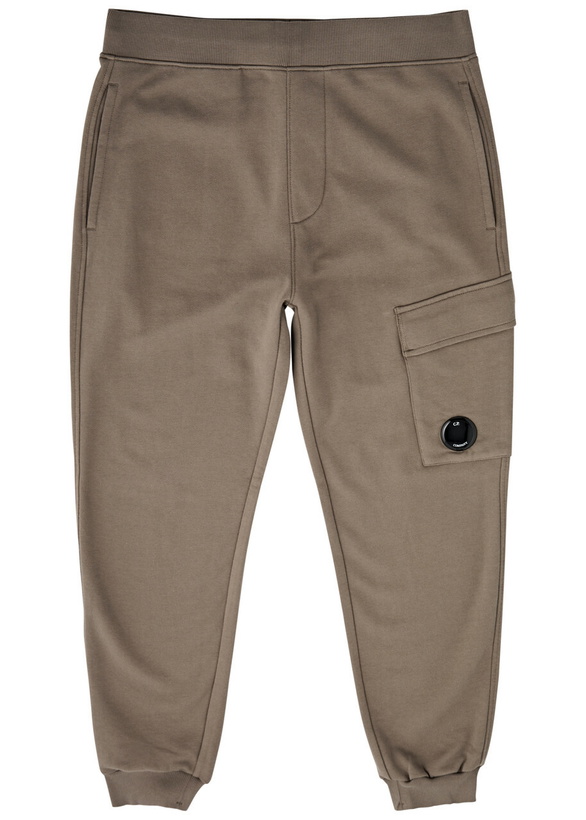 Photo: C.P. Company Lens Cotton Sweatpants Taupe