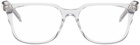 Givenchy Transparent Rectangular Glasses