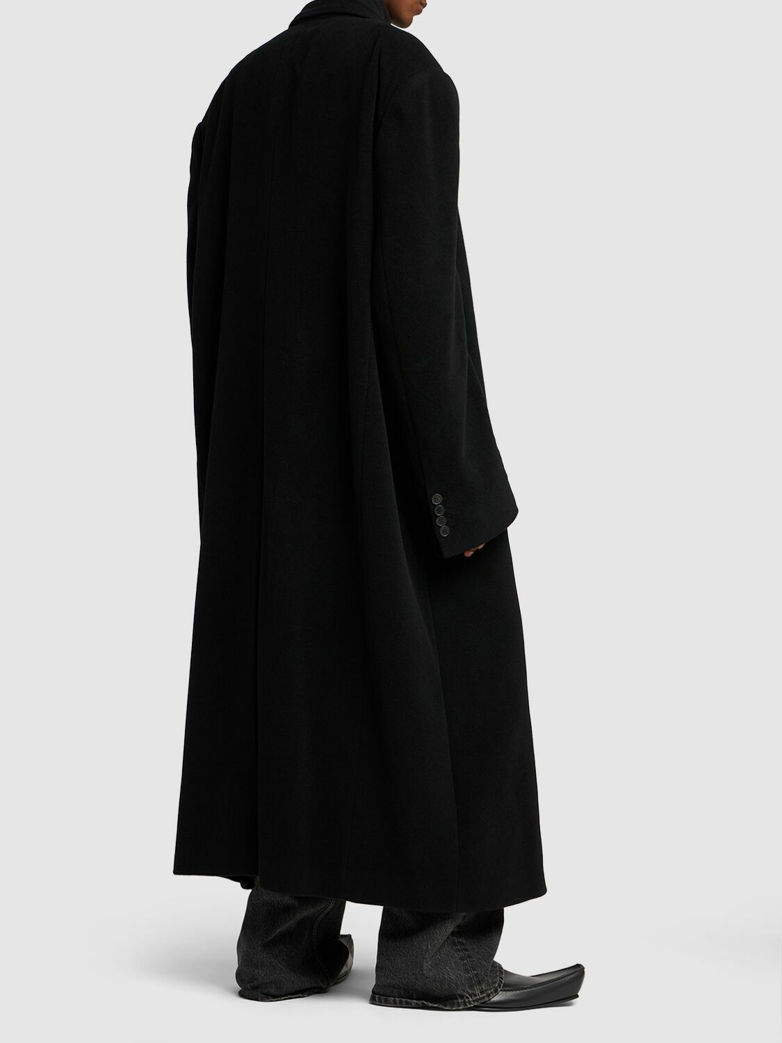 【関税・送料込み】BALENCIAGA COATS BALENCIAGA - Oversize Cashmere Blend Coat Balenciaga