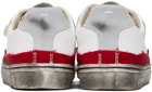Maison Margiela White & Red New Evolution Sneakers