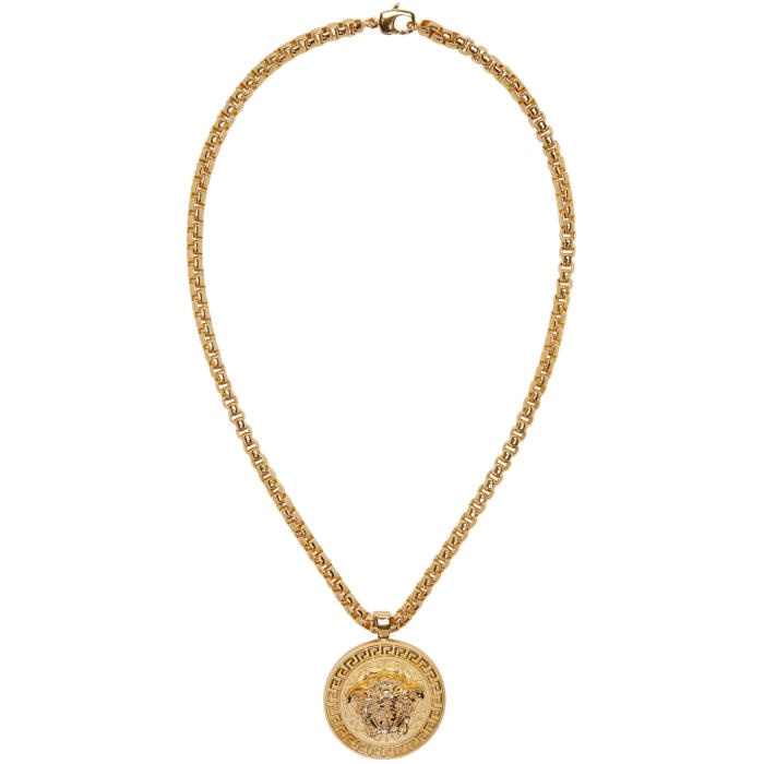 Photo: Versace Gold Medusa Necklace 