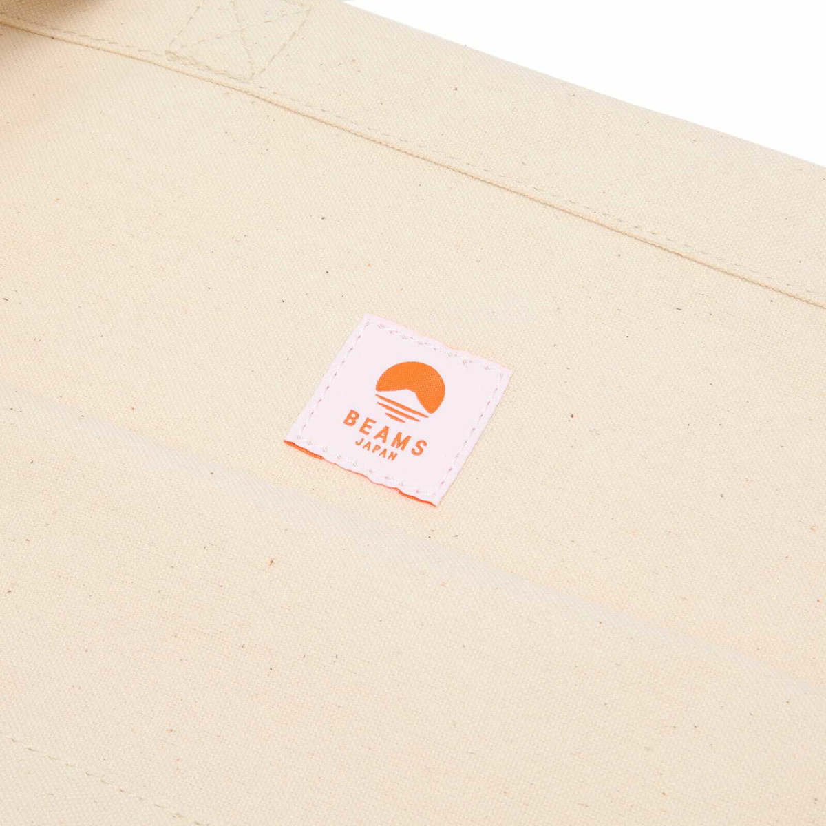 BEAMS JAPAN 2 Way Canvas Tote Bag in Orange 