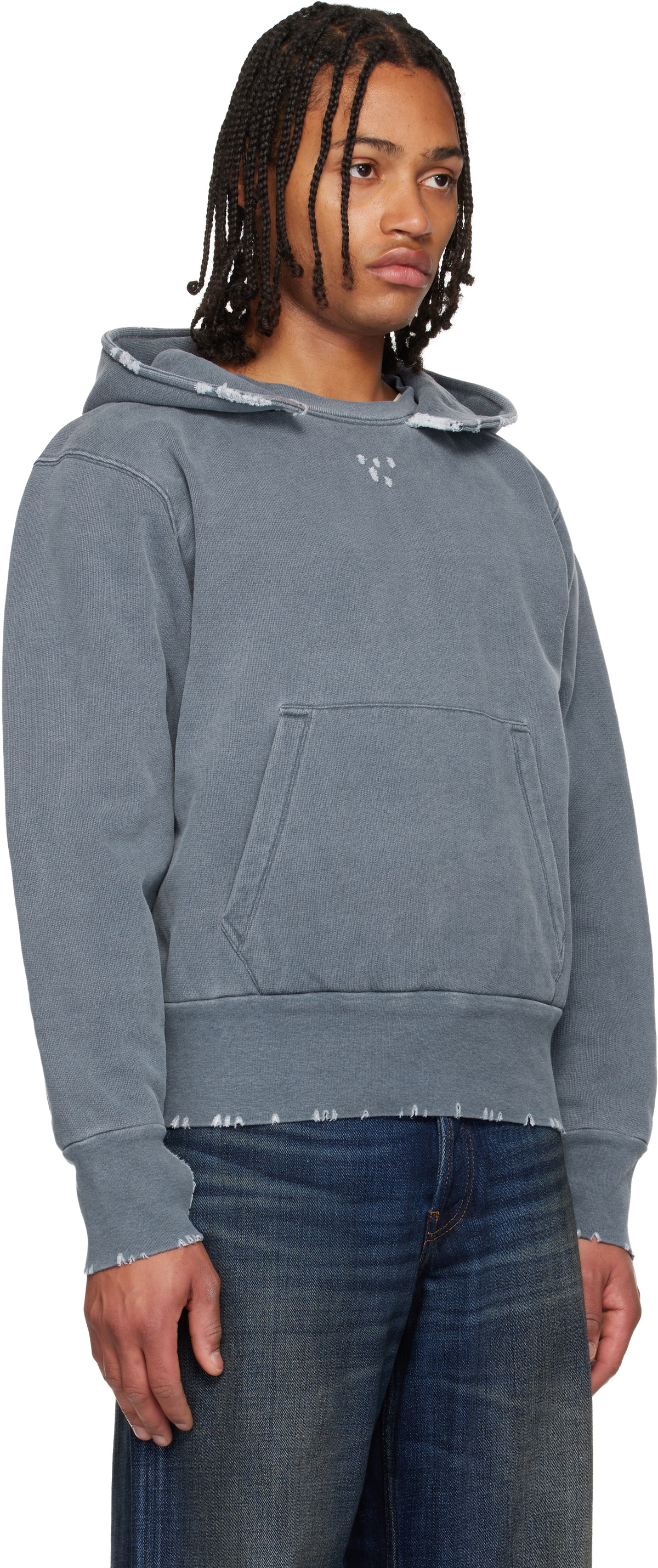 OUR LEGACY Blue Relic Hoodie Our Legacy