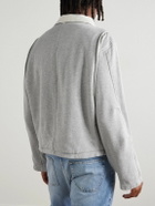 Les Tien - Cotton-Jersey Zip-Up Jacket - Gray