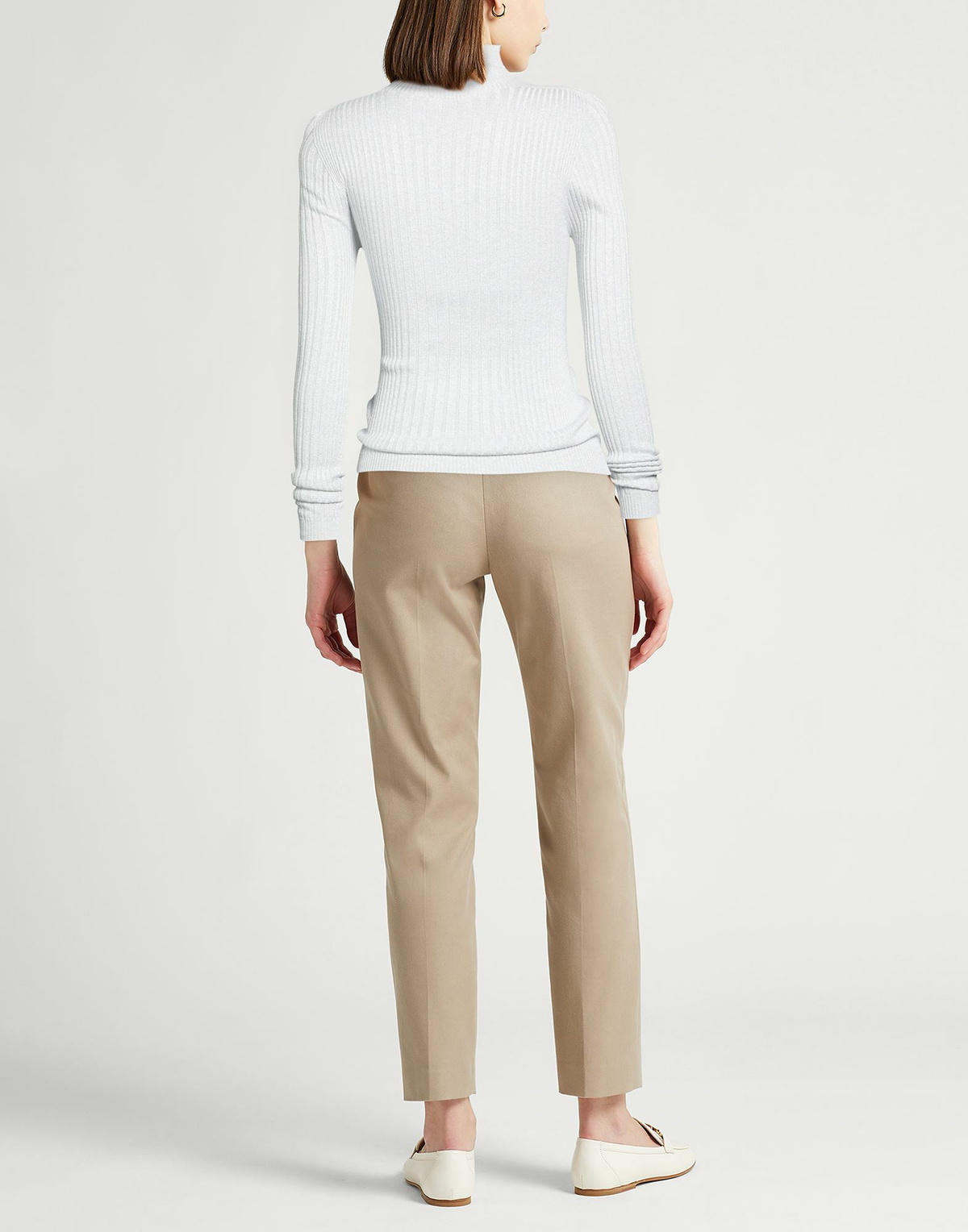 Peserico Womens Turtleneck Light in Grey