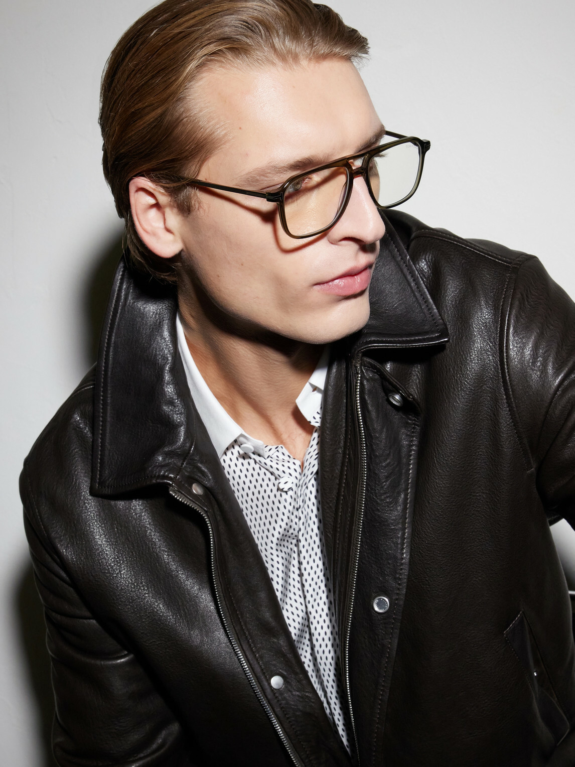 TOM FORD - Aviator-Frame Acetate Glasses - Gray
