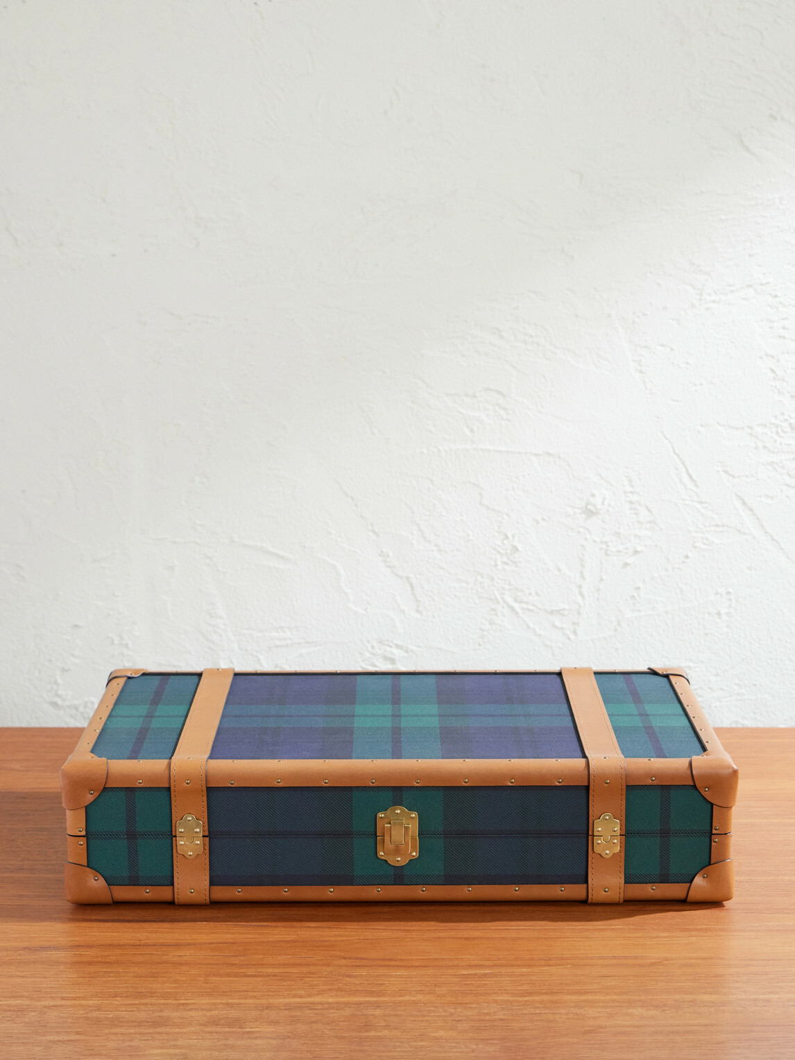Ralph Lauren Home - Sawyer Leather-Trimmed Checked Canvas Poker Set