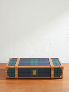 Ralph Lauren Home - Sawyer Leather-Trimmed Checked Canvas Poker Set