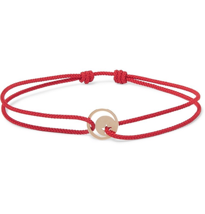 Photo: Luis Morais - Cord and Gold Bracelet - Red