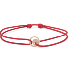 Luis Morais - Cord and Gold Bracelet - Red