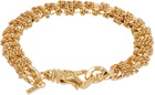 Emanuele Bicocchi Gold Small Entwined Bracelet