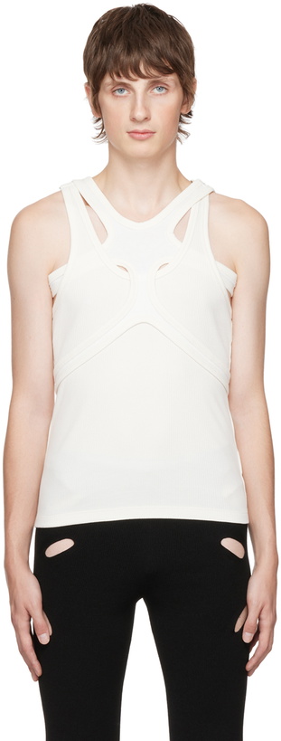 Photo: Dion Lee Off-White Multilock Tank Top