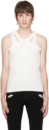 Dion Lee Off-White Multilock Tank Top