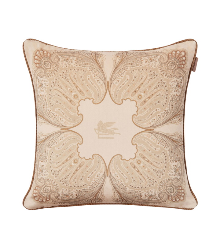Photo: Etro Pegaso paisley cotton velvet cushion