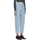 Eckhaus Latta Blue Baggy Jeans