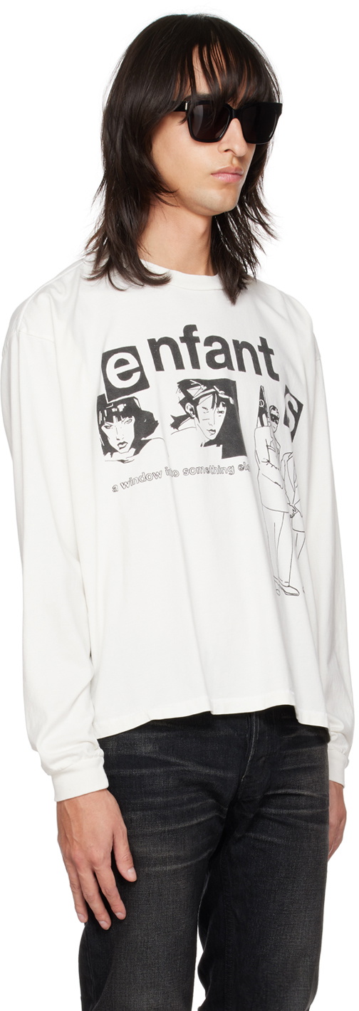 Enfants Riches Déprimés White 'Window Into Something Else' Long Sleeve T-Shirt