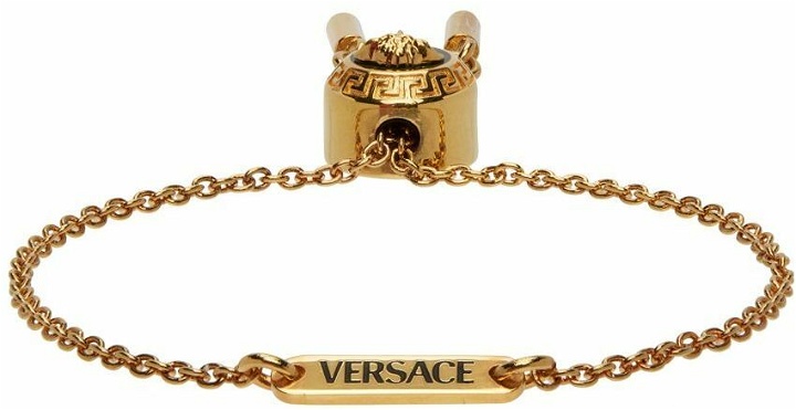 Photo: Versace Bronze Medusa Bracelet
