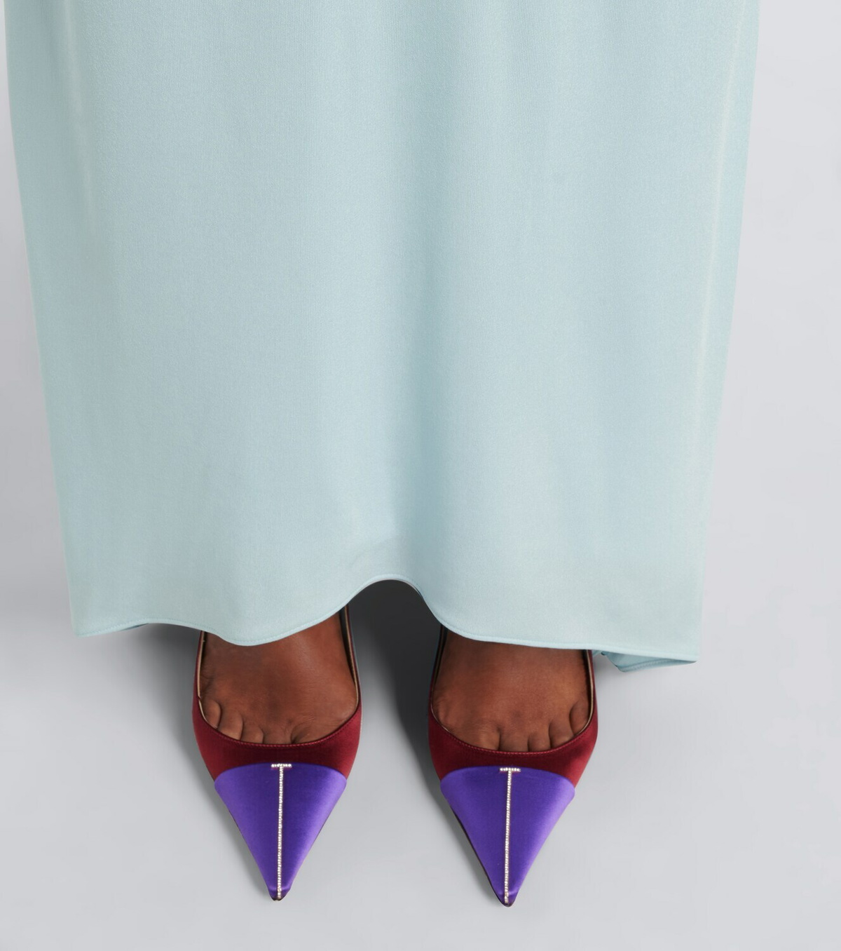 Tom Ford Satin slingback pumps