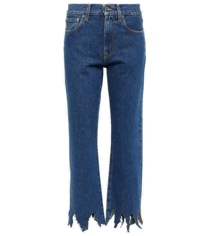 Photo: JW Anderson Distressed cropped jeans