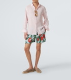 Homme Plissé Issey Miyake Pleated printed shorts