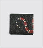 Gucci - Kingsnake print GG Supreme wallet