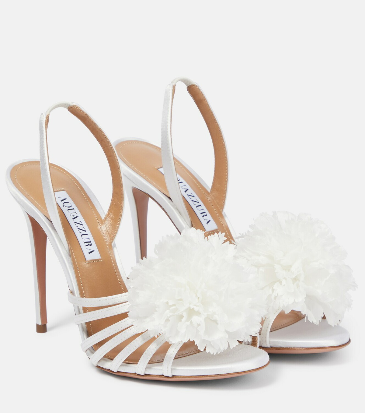 Aquazzura Love Carnation satin sandals Aquazzura