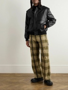 Burberry - Schott Leather Jacket - Black