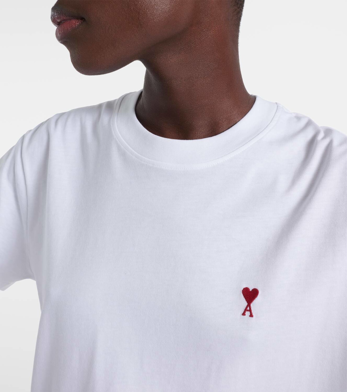 Ami Paris Ami De Cœur cotton jersey T-shirt