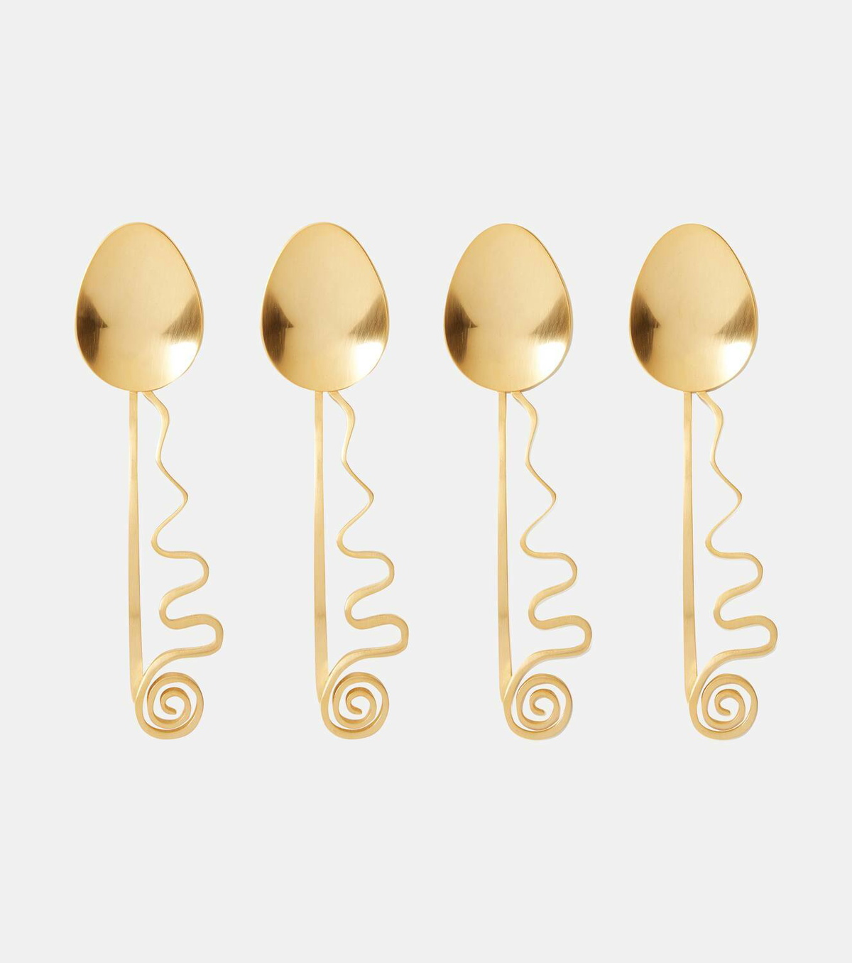 L'Objet Spirale set of 4 cocktail spoons