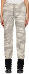 Moncler Genius 4 Moncler HYKE Gray Printed Lounge Pants