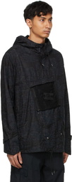 Stone Island Shadow Project Black CamoConvert Cargo Anorak