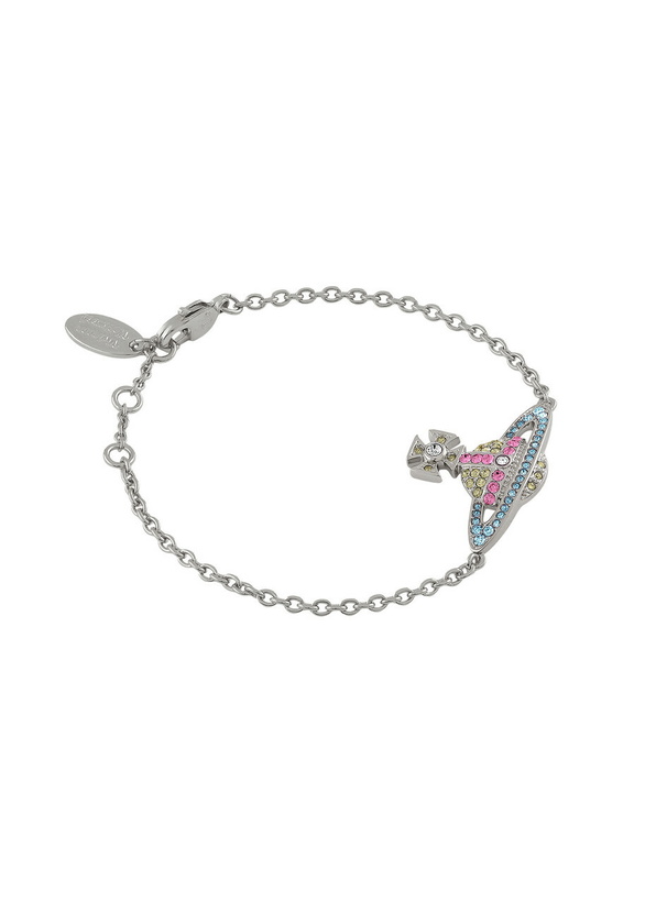 Photo: Vivienne Westwood Kika Crystal-embellished orb Bracelet - Multicoloured - One Size