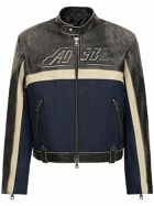 ANDERSSON BELL - 24 Racing Leather & Denim Jacket
