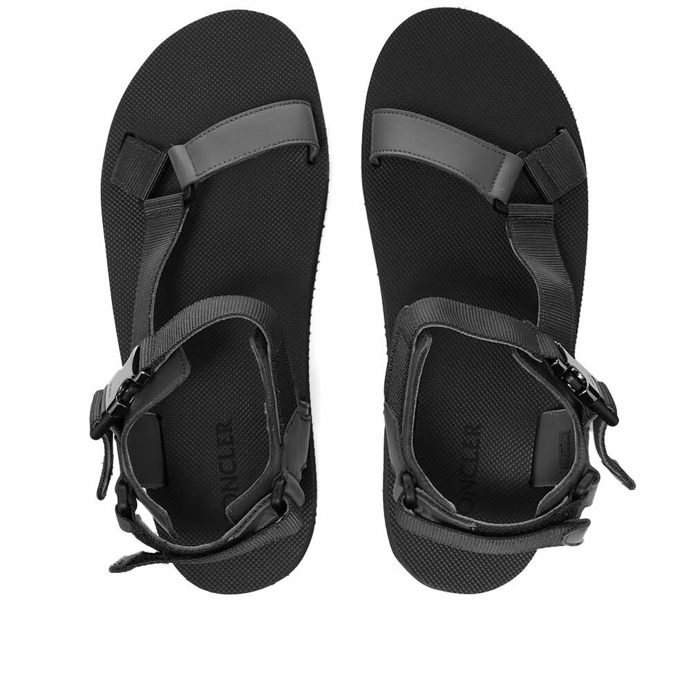 Moncler Men's Flavia Buckle Sandals in Black Moncler