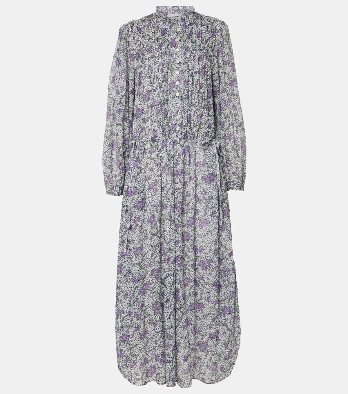 Marant Etoile Dalida printed cotton voile midi dress Isabel