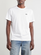 LOEWE - Anagram-Embroidered Cotton-Jersey T-Shirt - White