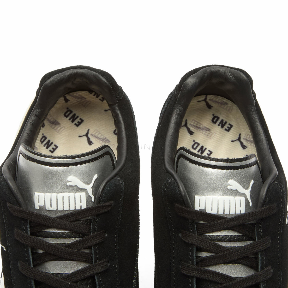END. x Puma Speedcat Sneaker in Puma Black/Warm White