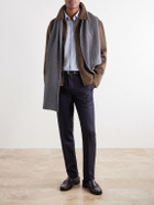 Slowear - Incotex Straight-Leg Wool-Canvas Trousers - Blue
