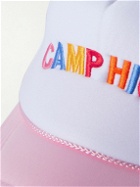 Camp High - Camp High Will Rogers Embroidered Cotton-Twill and Mesh Trucker Hat