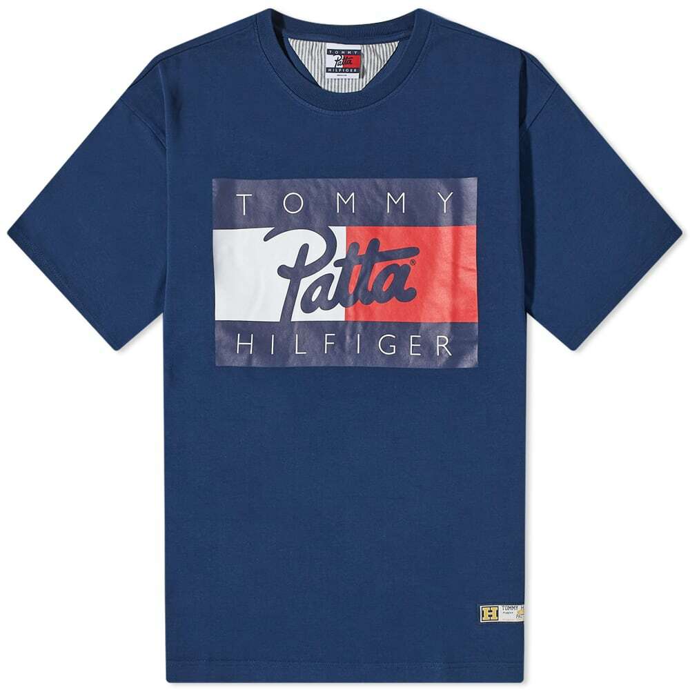 Tommy Jeans x Patta 008 T-Shirt in Sport Navy Tommy Jeans