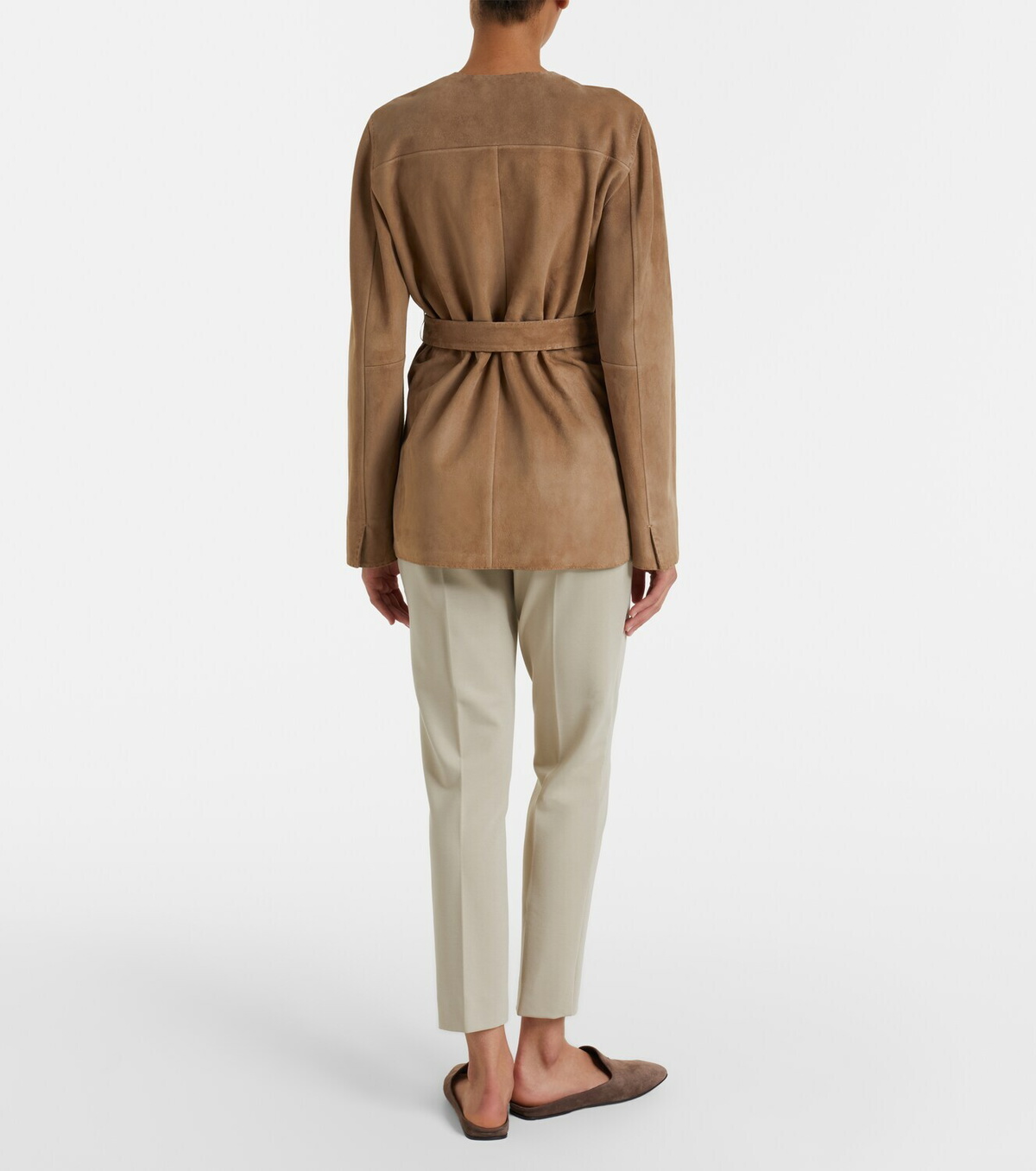 Max Mara Cropped jersey slim pants