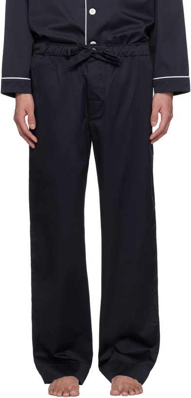 Photo: Tekla Navy Sateen Pyjama Pants