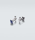Mateo Sterling silver cufflinks with lapis lazuli