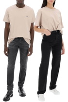 VIVIENNE WESTWOOD classic t-shirt with orb logo Beige