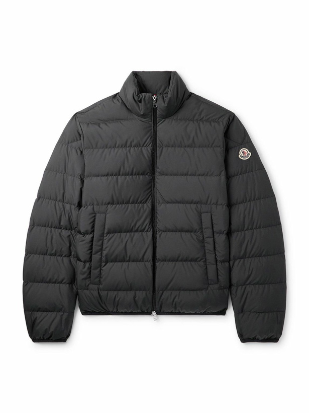 Photo: Moncler - Baudinet Logo-Appliquéd Quilted Shell Down Jacket - Black