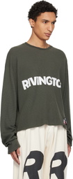 Rivington Roi Rebis Khaki 'Anti Death' Thermal T-shirt