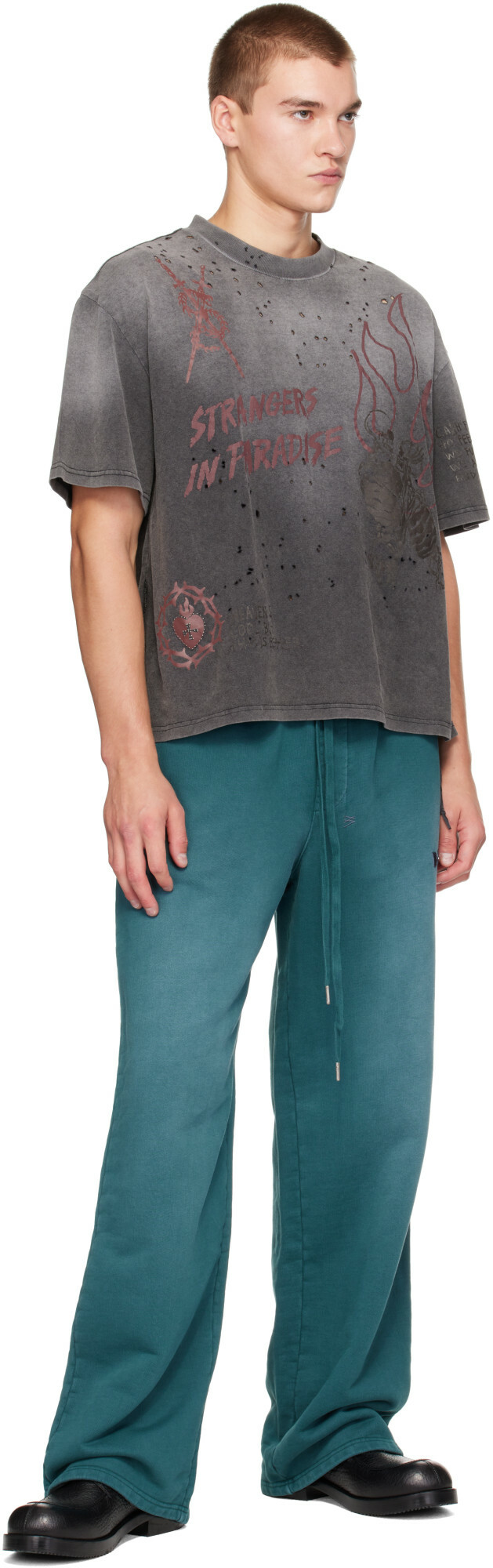 Ksubi Green Rugged Synthesis Sweatpants