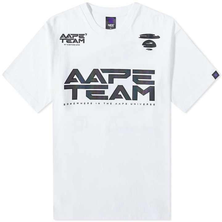 Photo: Men's AAPE Team T-Shirt in White